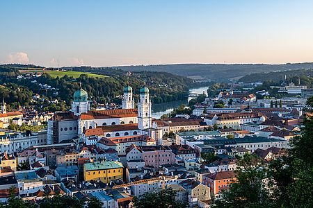 Panorama von Passau mit Donau